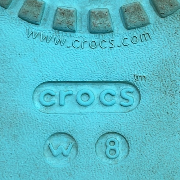 CROCS Iconic Comfort Thong Flip Flop Sandals - Bright Light Blue, Wom 8 - Picture 8 of 10